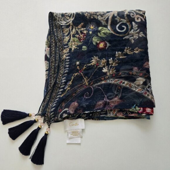 Camilla Dreams of Midsummer Long Scarf b50E - Picture 4 of 4